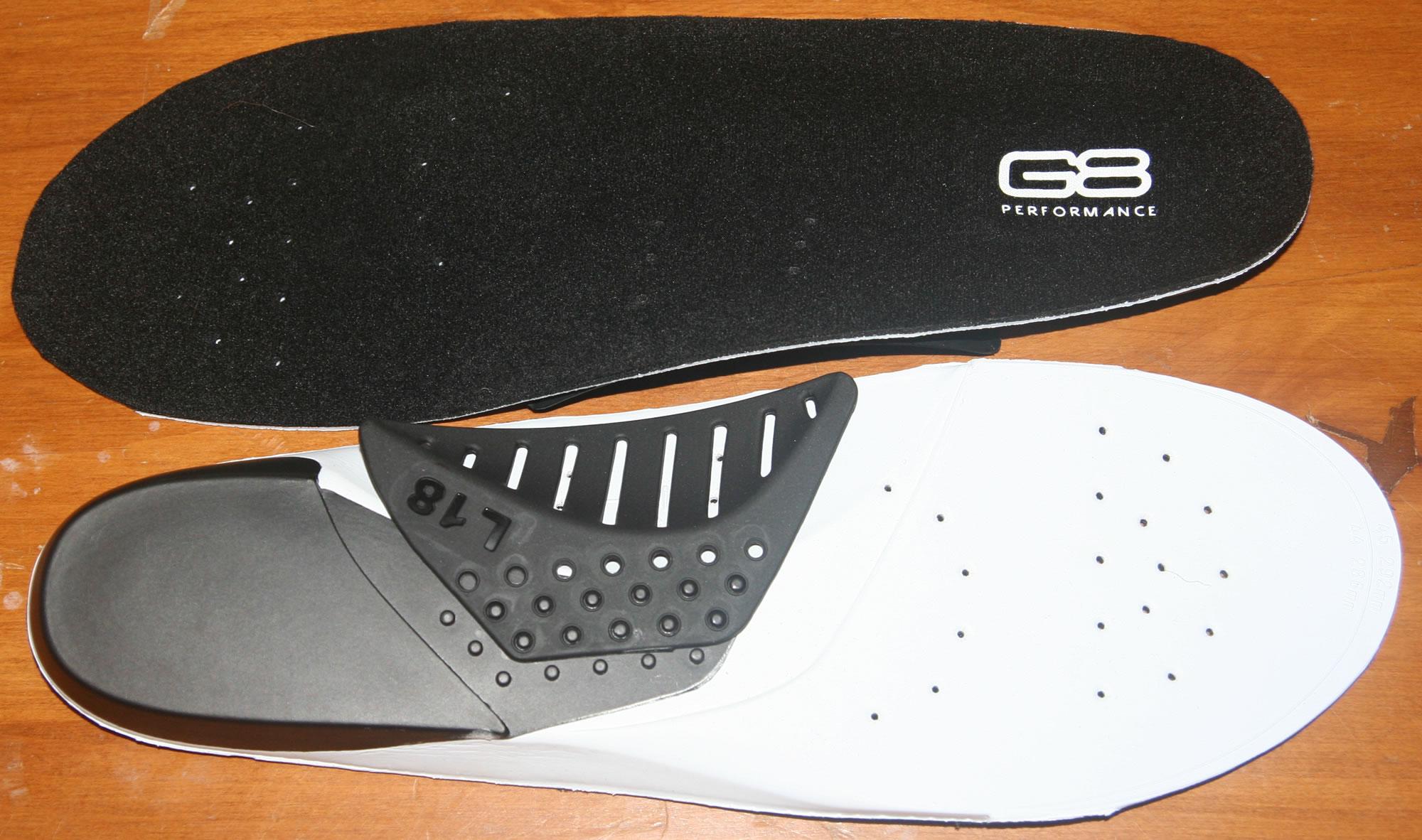 g8 pro series 262 custom cycling insoles