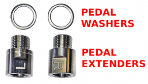 Pedal Washers Pedal Extenders