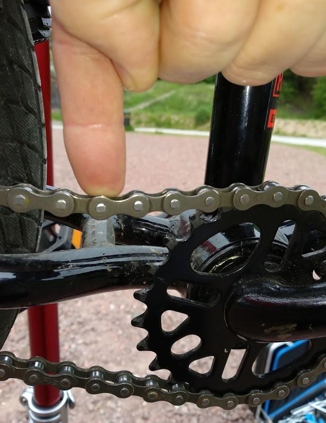 loose bike chain