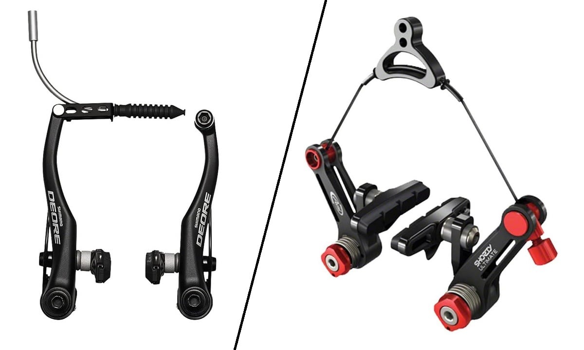 V brakes vs cantilever brakes - 4 areas to learn what brakes are best for  you 