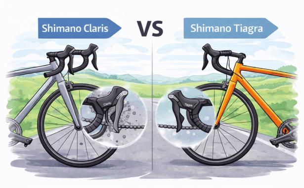 Shimano Claris vs Shimano Tiagra comparison