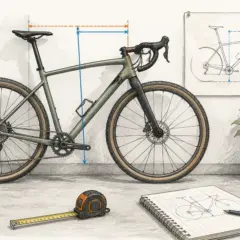 Gravel Bike Size Chart by Height and Inseam