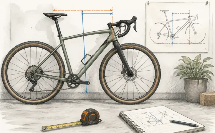 Gravel Bike Size Chart by Height and Inseam
