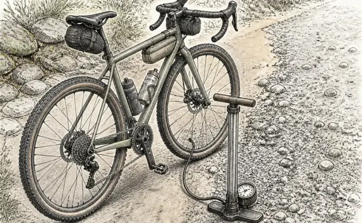 Gravel Bike Tire Pressure Chart by Weight and Tire Width