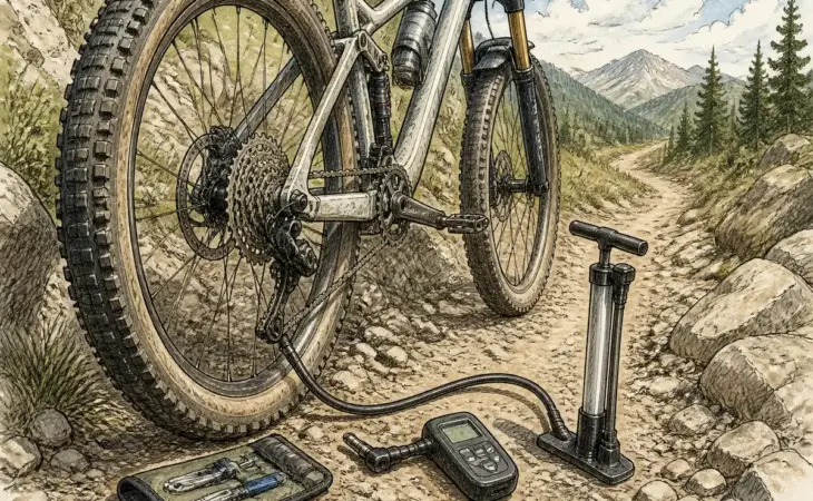 Mountain Bike Tire Pressure Chart by Weight and Terrain