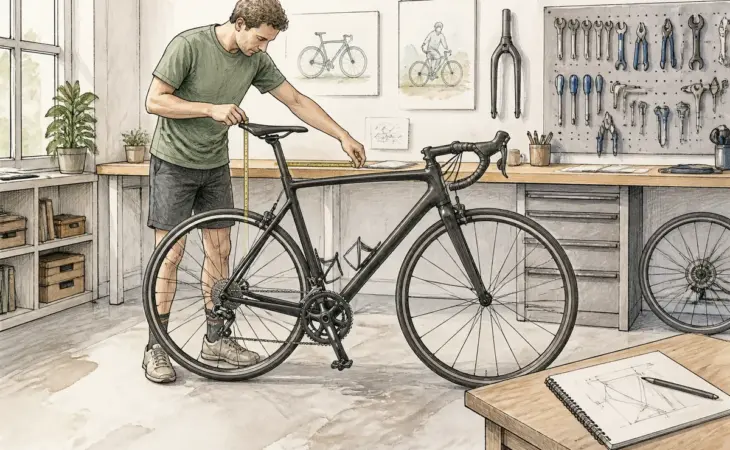 Road Bike Size Chart by Height and Inseam