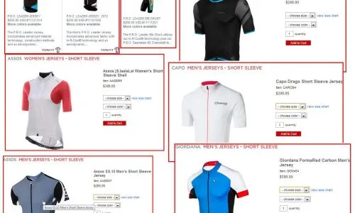 Have the bicycling clothing manufacturers priced themselves out of the market?