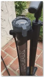 This video shows a newly mounted tubeless tire, no air, flat