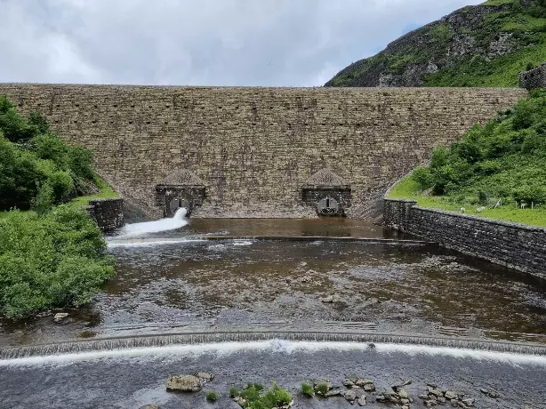 One of the magnificent Elan Valley dams 