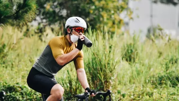 Cycling man